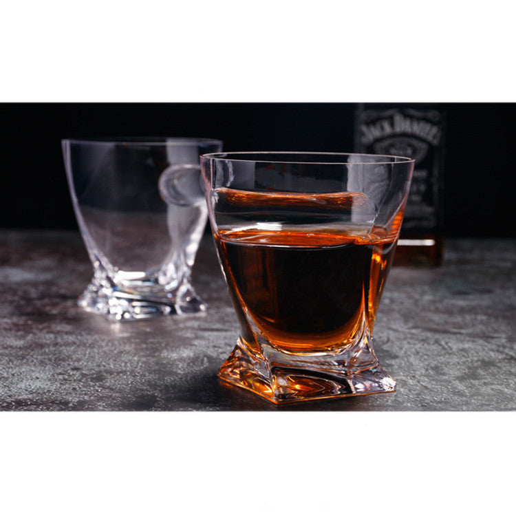 Shaped Cigar Cup Lead-Free Crystal Beer Mug