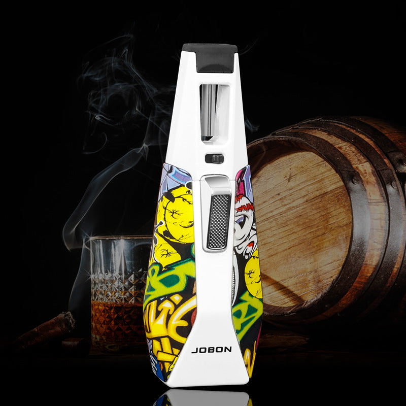 Lighter High-end Safety Lock Fire Integrated Cigar Direct Punch