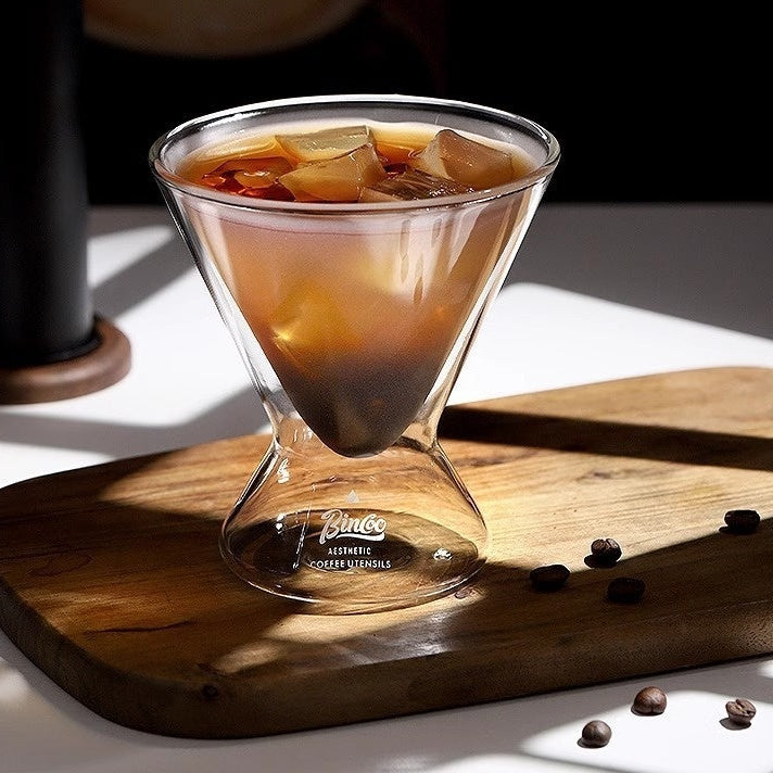 Double Glass Coffee Whisky and Cocktail Special Beverage Cup