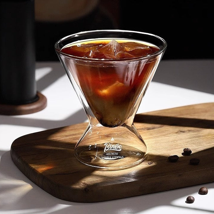 Double Glass Coffee Whisky and Cocktail Special Beverage Cup