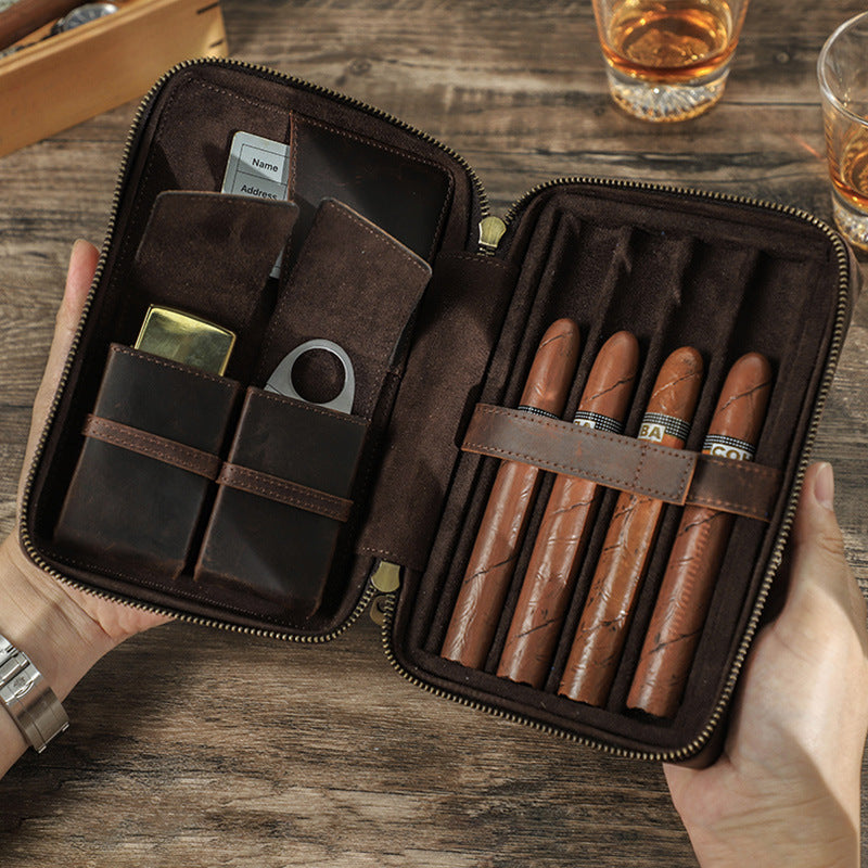 Portable Cigar Storage Box For Business Trip