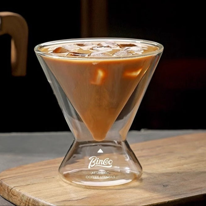 Double Glass Coffee Whisky and Cocktail Special Beverage Cup