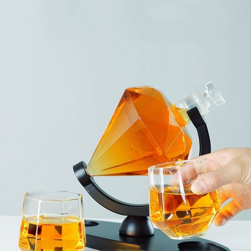 Whiskey Wine Set Suit Diamond Type Wine/whiskey Bottle Wine Glass