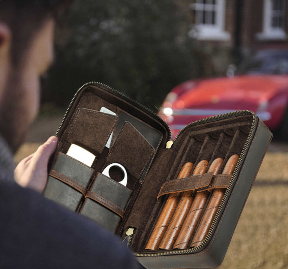 Portable Cigar Storage Box For Business Trip