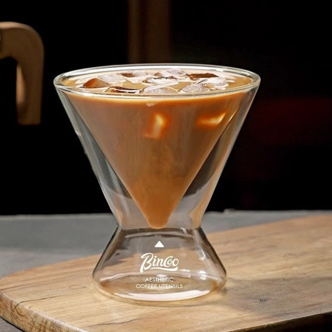 Double Glass Coffee Whisky and Cocktail Special Beverage Cup
